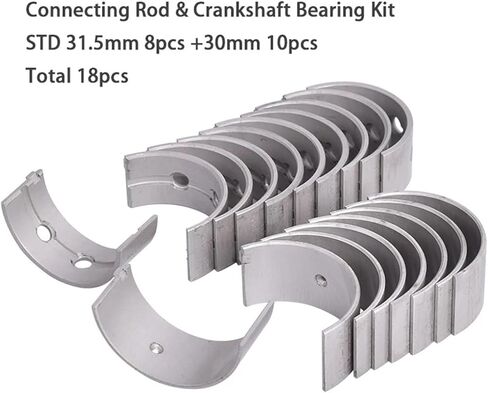 Suitable For CBR600 F4 1999 To 2005 CBR 600 F4I 2006 25 50 Motor Connecting Rod Crankshaft Main Bearing(STD Set 18pcs) in Saudi Arabia
