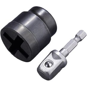 Auto Jack Power Socket Adapter for Scissor Jacks, Compact & Portable Car Lift Accessory with Anti-Slip Design, 150g, Fit Workshop & Garage for RV, Trailer, Car Maintenance in Kuwait