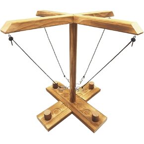 Ring Toss Game, Ring and Hook Game, Patio Games, Ring toss Game for Adults,Games for Adults Party,Handmade Wooden Interactive Games for Bars, Home and Party Fun in Saudi Arabia