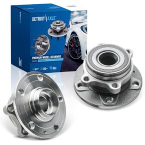 محور ديترويت - زوج من مجموعة محور العجلات الأمامية والخلفية لسيارة Audi A3 Quattro Q3 TT 12-19 VW Beetle 09-17 CC 07-16 EOS 10-14 Golf 10-14 GTI 05-18 Jetta Passat 08 R32 Rabbit Tiguan w/ABS in Kuwait