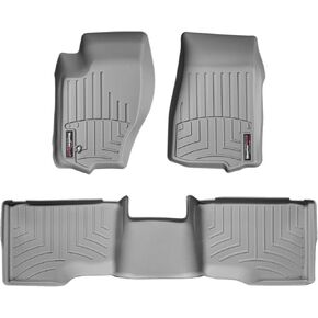بطانات أرضية مخصصة من Weathertech لسيارة جيب كوماندر، جراند شيروكي، الصف الأول والثاني (44013-1-2)، أسود in Kuwait