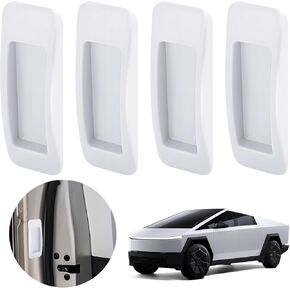 4 قطع من مقابض الأبواب ذاتية اللصق متوافقة مع ملحقات Tesla Cybertruck وCybertruck (أسود) in Kuwait