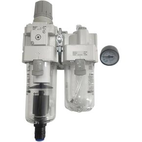Air Combination Filter Regulator + Lubricator AC50A AC50A-B AC50A-06G/10G/06E/10E/06DG/10DG/06DE/10DE/06D/10D/06C/10C/CG/CE-B(AC50A-10D-B) in Kuwait