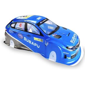 هيكل سيارة مطلي بمقياس 1/10 RC Drift Racing Touring على الطريق، طراز Subaru STI (أسود) in Kuwait