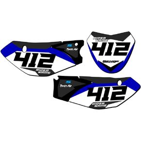 2008-2025 TTR 110 SG63 مجموعة لوحات أرقام MX مخصصة Senge Graphics Kit متوافقة مع Yamaha in Kuwait