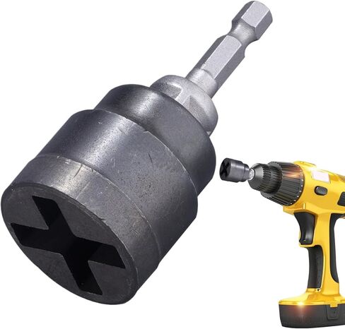 Auto Jack Power Socket Adapter for Scissor Jacks, Compact & Portable Car Lift Accessory with Anti-Slip Design, 150g, Fit Workshop & Garage for RV, Trailer, Car Maintenance in Saudi Arabia