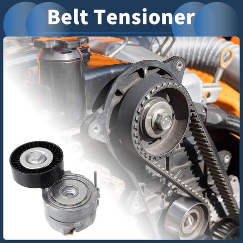 Belt Tensioner Drive Belt Tensioner Pulley Assembly for Audi A4 2.0L A/T Quattro Premium Plus Sedan 2016 No.06E903133R Metal 1 Pc in Saudi Arabia