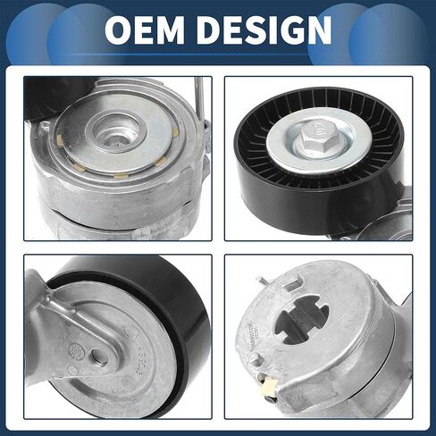 Belt Tensioner Drive Belt Tensioner Pulley Assembly for Audi A4 2.0L A/T Quattro Premium Plus Sedan 2016 No.06E903133R Metal 1 Pc in Saudi Arabia