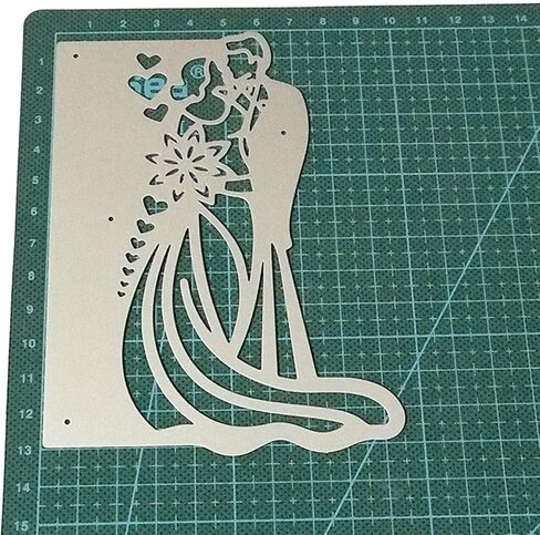 hinana Love Couple Border Metal Die Cuts,Love Heart Couple Frame Wedding Cutting Dies Cut Stencils for DIY Scrapbooking Photo Decorative Embossing Paper Dies for Scrapbooking Card Making in Saudi Arabia