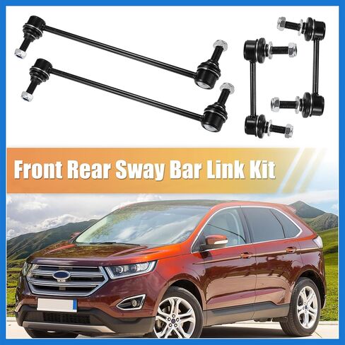 4pcs Front Rear Sway Bar Links Stabilizer End Link Suspension Kit for Ford Edge Fusion 2013-2018 for Lincoln MKX MKZ 2016-2018 No.K750740/K750744 Auto Accessories in Saudi Arabia