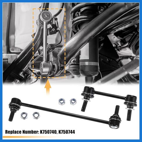 4pcs Front Rear Sway Bar Links Stabilizer End Link Suspension Kit for Ford Edge Fusion 2013-2018 for Lincoln MKX MKZ 2016-2018 No.K750740/K750744 Auto Accessories in Saudi Arabia