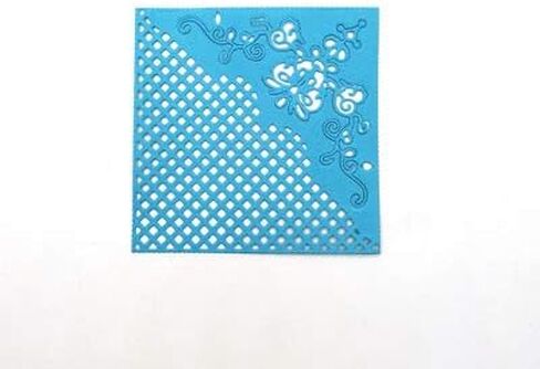 Metal Square Hollow Out Background Frame Cutting Dies,Corner Lace Decoration Frame Die Cuts Embossing Stencils Template Mould for Card Scrapbooking and DIY Craft Album Paper Card Decor in Saudi Arabia