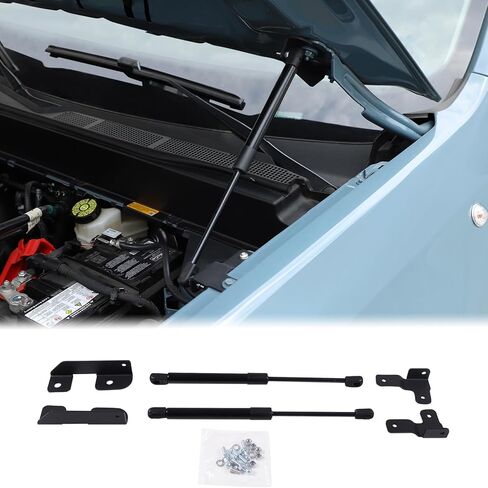 طقم دعم رفع غطاء السيارة الأمامي متوافق مع Ford Maverick 2022-2024 2025 غطاء محرك السيارة الأمامي دعم دعامات الصدمات استبدال مساعدة قضيب هيدروليكي دعامة مشحونة بالغاز ملحقات دعامة رفع الصدمات in Saudi Arabia