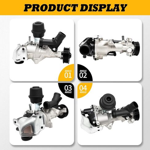 2702000800 Engine Water Pump Compatible with CLA250 2014-2019; GLA45 AMG 2015-2017 Electric Water Pump Thermostat Kit 2702000000 2702000007 2702000601 in Saudi Arabia