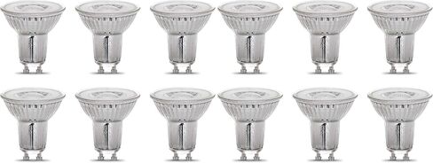 Feit Electric 4W LED MR16 GU10 Bulbs with 35W Equivalent, Dimmable, MR16 Bulbs, 22 Yrs. Lifetime, 300 Lumens, 3000K Warm White, 6 Packs - BPMR16/GU10/930CA/6 in Saudi Arabia