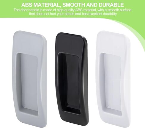 4 Pack Self-Adhesive Door Handles Compatible with Tesla Cybertruck, Cybertruck Accessories(Black) in Saudi Arabia