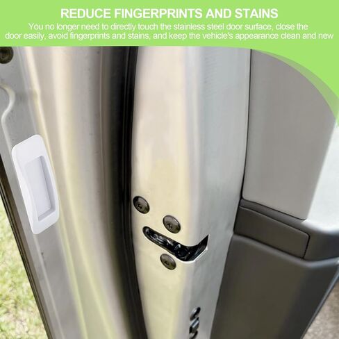 4 Pack Self-Adhesive Door Handles Compatible with Tesla Cybertruck, Cybertruck Accessories(Black) in Saudi Arabia