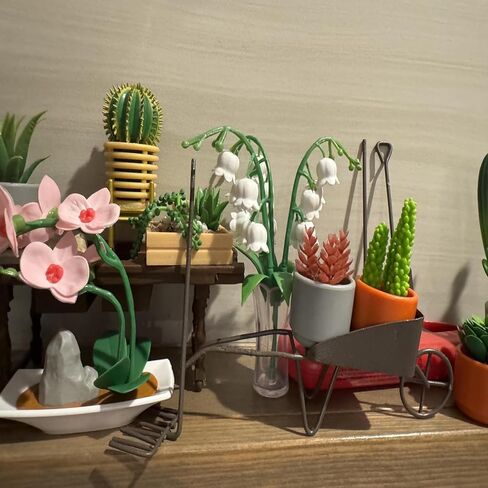Miniature Gardening Tools Dollhouse Miniature Gardening Accessories (Black) in Saudi Arabia