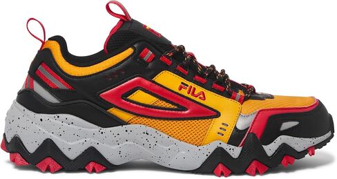 Fila Men's Oakmont Tr Sneaker, Black/Ecru/Mandarin Red, US 9 M in Saudi Arabia