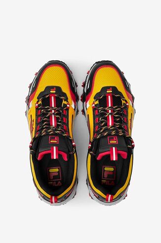 Fila Men's Oakmont Tr Sneaker, Black/Ecru/Mandarin Red, US 9 M in Saudi Arabia