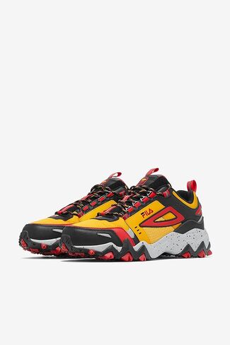 Fila Men's Oakmont Tr Sneaker, Black/Ecru/Mandarin Red, US 9 M in Saudi Arabia