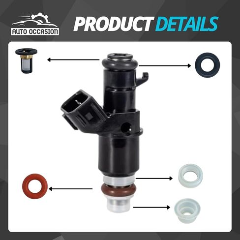 Fuel Injector Seal Kit Compatible with 2003-2007 Honda Accord 3.0L 2005-2017 Honda Odyssey 3.5L Replace 8001492N 6 Pack in Saudi Arabia