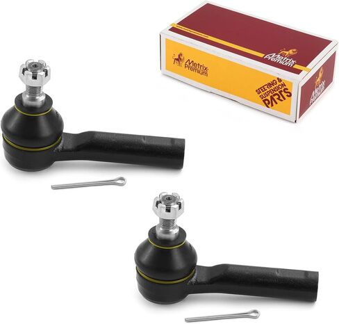 Metrix Premium Chassis Parts - 2 PC Front Outer Tie Rod End Kit Fits 2011-2017 Honda Odyssey, 2006-2014 Honda Ridgeline, Replacement ES800333, Made in Europe in Saudi Arabia
