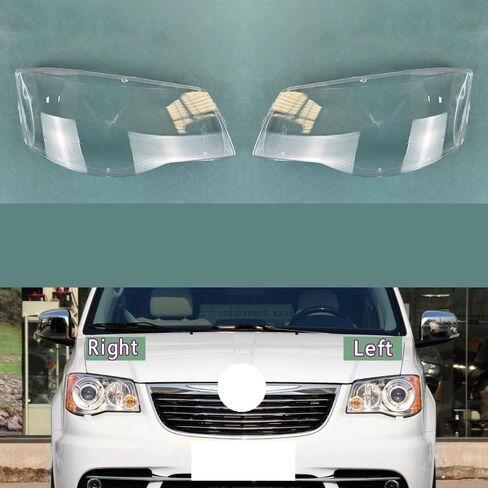 غطاء المصباح الأمامي الشفاف متوافق مع جراند فوياجر 2013-2014 - عاكس الضوء زجاجي (A Piar) in Saudi Arabia