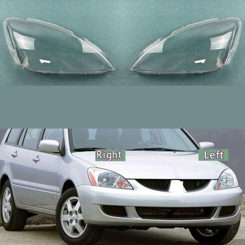 متوافق مع غطاء المصباح الأمامي m-itsubishi Lancer - 2003 2004 2005 - غطاء المصباح البلاستيكي المحمي من الأشعة فوق البنفسجية (يسار واحد) in Saudi Arabia