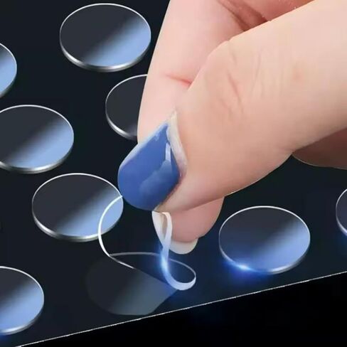 Double Sided Tape Adhesive Dots Fastener Strong Acrylic Sticker for DIY Scrapbooking Craft Production Fixing Pad (100per,Round) in Saudi Arabia