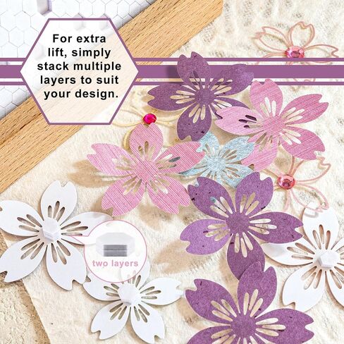 2126pcs 2mm Thick Double-Sided Foam Stickers - Adhesive Mounting Dots in Mini Sizes 5/8/10mm, Soft White EVA Foam Pads for 3D Layering in Scrapbooking, Journaling, Planner, Crafts & Card Making (Jane) in Saudi Arabia