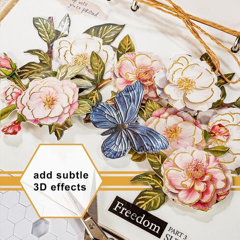 2126pcs 2mm Thick Double-Sided Foam Stickers - Adhesive Mounting Dots in Mini Sizes 5/8/10mm, Soft White EVA Foam Pads for 3D Layering in Scrapbooking, Journaling, Planner, Crafts & Card Making (Jane) in Saudi Arabia