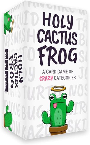 Holy Cactus Frog - A Card Game of Crazy Categories for 3+ Players, Ages 10+, 360 Unique Cards in Saudi Arabia