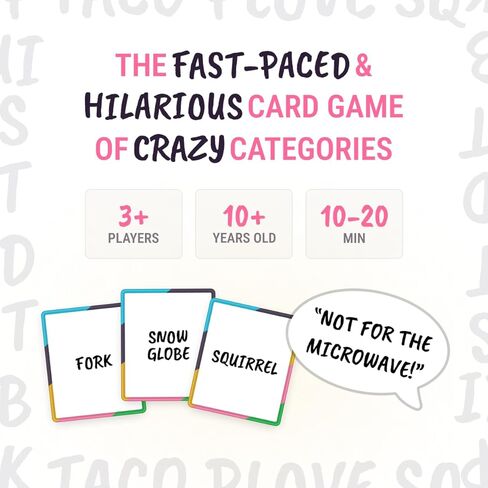 Holy Cactus Frog - A Card Game of Crazy Categories for 3+ Players, Ages 10+, 360 Unique Cards in Saudi Arabia