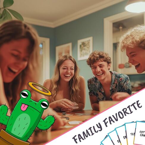 Holy Cactus Frog - A Card Game of Crazy Categories for 3+ Players, Ages 10+, 360 Unique Cards in Saudi Arabia