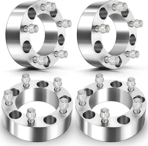 ECCPP 4 قطع 2 بوصة 50 مم فواصل العجلات 5x5.5 إلى 5x5.5 5x139.7 إلى 5x139.7 108 مم CB 9/16" 5 العروة تناسب 2005-2010 لدودج داكوتا| 2004-2010 لدودج دورانجو| 1994-2010 لرام 1500 in Saudi Arabia