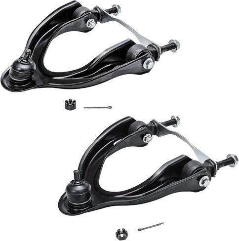 محور ديترويت - طقم الواجهة الأمامية 14 قطعة لسيارة Honda Civic 1992-1995 1993-1997 Civic Del Sol 1994-1997 Integra أذرع التحكم العلوية السفلية وقضبان الربط الخارجية الداخلية ومفاصل الكرة السفلية وصلات قضيب التأرجح استبدال الأحذية in Kuwait
