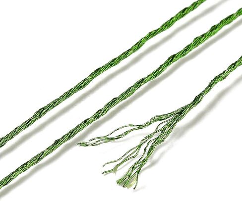 10 Skeins 0.8mm Metallic Polyester Embroidery Floss 12-Ply Glitter Cross Stitch Threads Friendship Bracelets Braided Crafts String Crafts 8.75 Yards(8m)/Skein (Purple) in Saudi Arabia