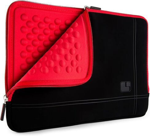 Shock Absorbing Pink Black Laptop Sleeve for 14 inch Dell Inspiron 14 7460 7472, Latitude 14 5490 7490 5480 7480 5491 in Saudi Arabia