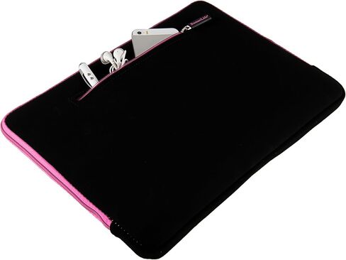 Shock Absorbing Pink Black Laptop Sleeve for 14 inch Dell Inspiron 14 7460 7472, Latitude 14 5490 7490 5480 7480 5491 in Saudi Arabia