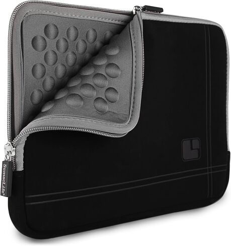 Shock Absorbing Pink Black Laptop Sleeve for 14 inch Dell Inspiron 14 7460 7472, Latitude 14 5490 7490 5480 7480 5491 in Saudi Arabia
