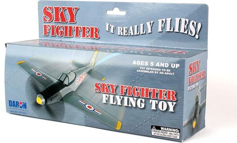 دارون لعبة طائرة سكاي فايتر على خيط، رمادي in Kuwait