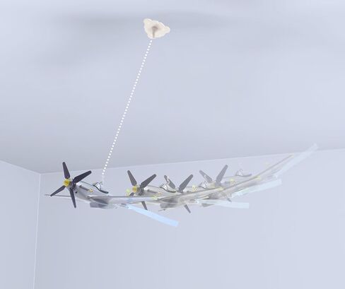 دارون لعبة طائرة سكاي فايتر على خيط، رمادي in Kuwait