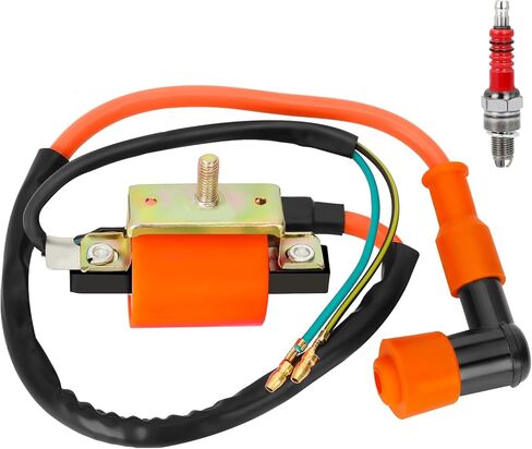 HIAORS Ignition Coil for Coolster 125cc 3050B ATV-3050B 3050 B3050A 110cc Kids 4 Quad Four Wheeler Roketa Baja Kazuma Meerkat 50cc Falcom 110cc 70cc Chinese Quad ATV Dirt Bike in Kuwait