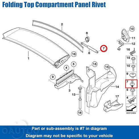OAUTOO 30pcs Interior Trim & Engine Intake Duct Push-Type Retainer Clip 51-47-1-919-209, 51-48-1-884-779 for BMW E46, E90, E92, E53 X5, E70 X5, E71 X6, E85/E86 Z4 Models in Saudi Arabia