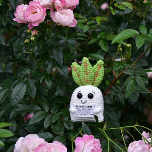 Funny Encourage Gifts – 1 Pcs Handmade Emotional Support Positive Crochet Animal with Affirmation Cards: A Thoughtful Gift for Best Friend, Her, Him, Mom, Women in Saudi Arabia