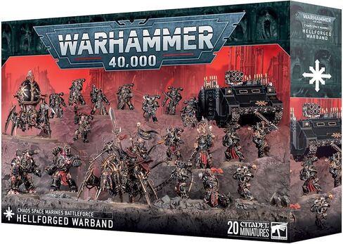 Warhammer 40K - فوضى مشاة البحرية الفضائية: Hellforged Warband in Saudi Arabia