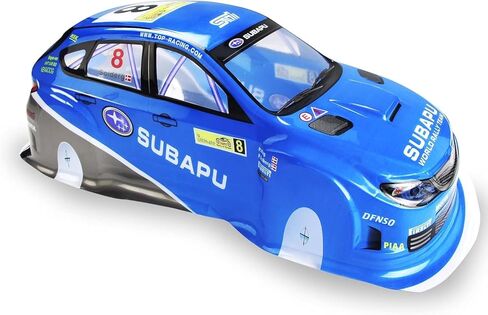 هيكل سيارة مطلي بمقياس 1/10 RC Drift Racing Touring على الطريق، طراز Subaru STI (أسود) in Kuwait