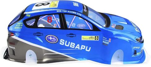 هيكل سيارة مطلي بمقياس 1/10 RC Drift Racing Touring على الطريق، طراز Subaru STI (أسود) in Kuwait