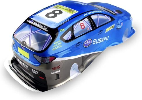 هيكل سيارة مطلي بمقياس 1/10 RC Drift Racing Touring على الطريق، طراز Subaru STI (أسود) in Kuwait